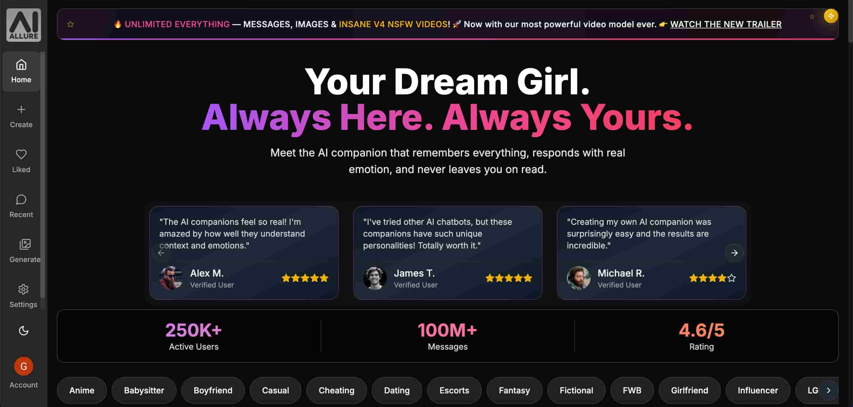 aiAllure Homepage Image